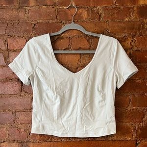 Lululemon align tee in ocean air size 10